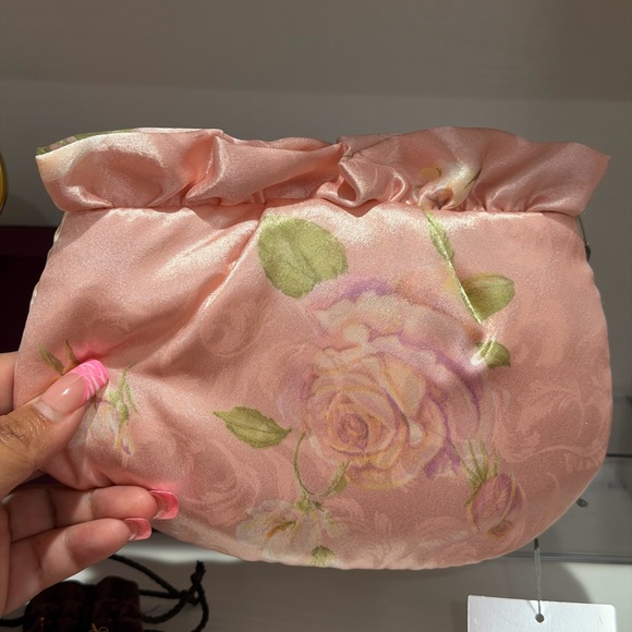 Dior Pink Floral Cosmetic Pouch - Picture 4 of 11